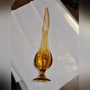 Viking "Epic", 22", Six Petal Swung, Blown Glass Vase